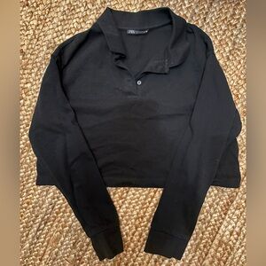 Zara Cropped Polo